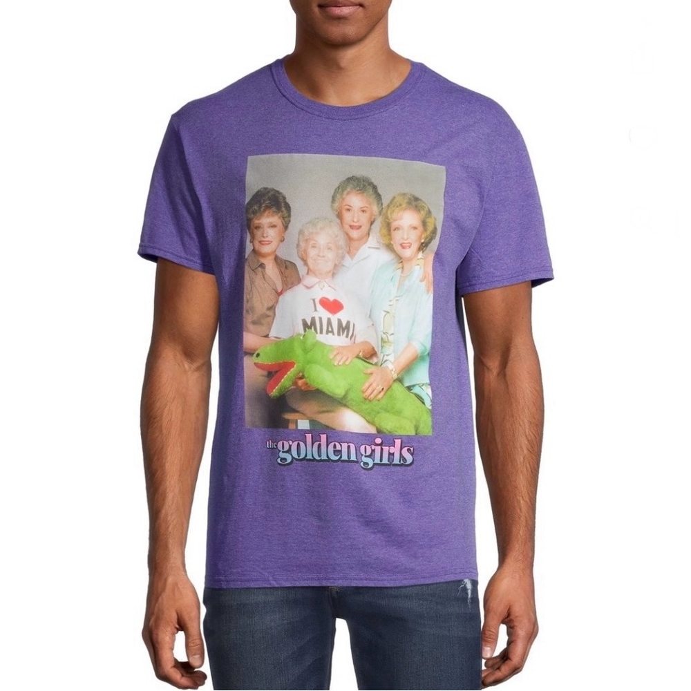 NWT The Golden Girls Retro Crocodile Graphic Tee Shirt